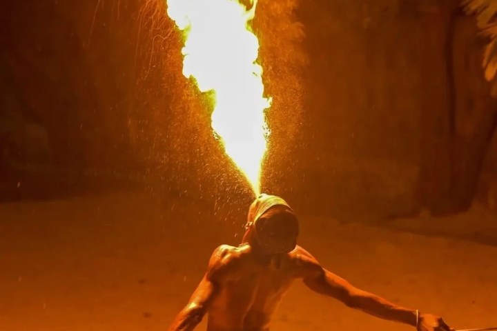 Luminous Lagoon Fire Dance