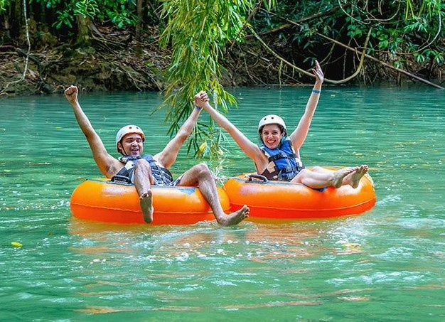 Blue Hole Secret Falls And River Tubing Adventure Reggae Tours 3971