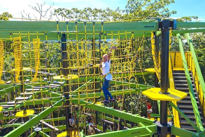 Mystic Mountain Anancy's Web Rope Course