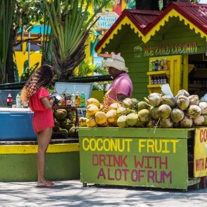 Ocho Rios Shopping - Fruits Stand