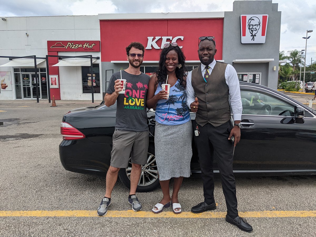 Driver and Guests stopped at KFC
